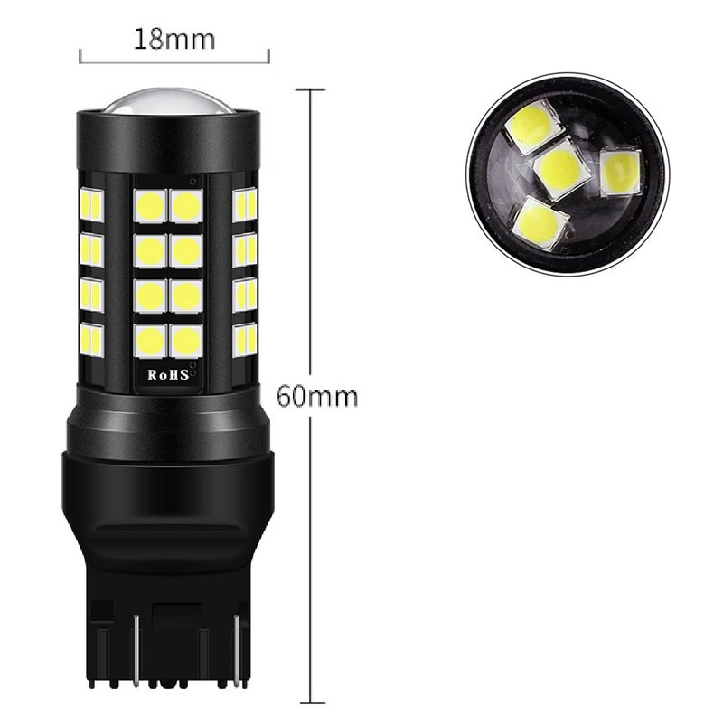 SOCAL-LED LIGHTING 2X 7440 Strobe Reverse Light LED Bulbs, 6000K Xenon White Super Bright Flashing Back up high Mount 3rd Brake Lights - 7443 (T20) - Image 4